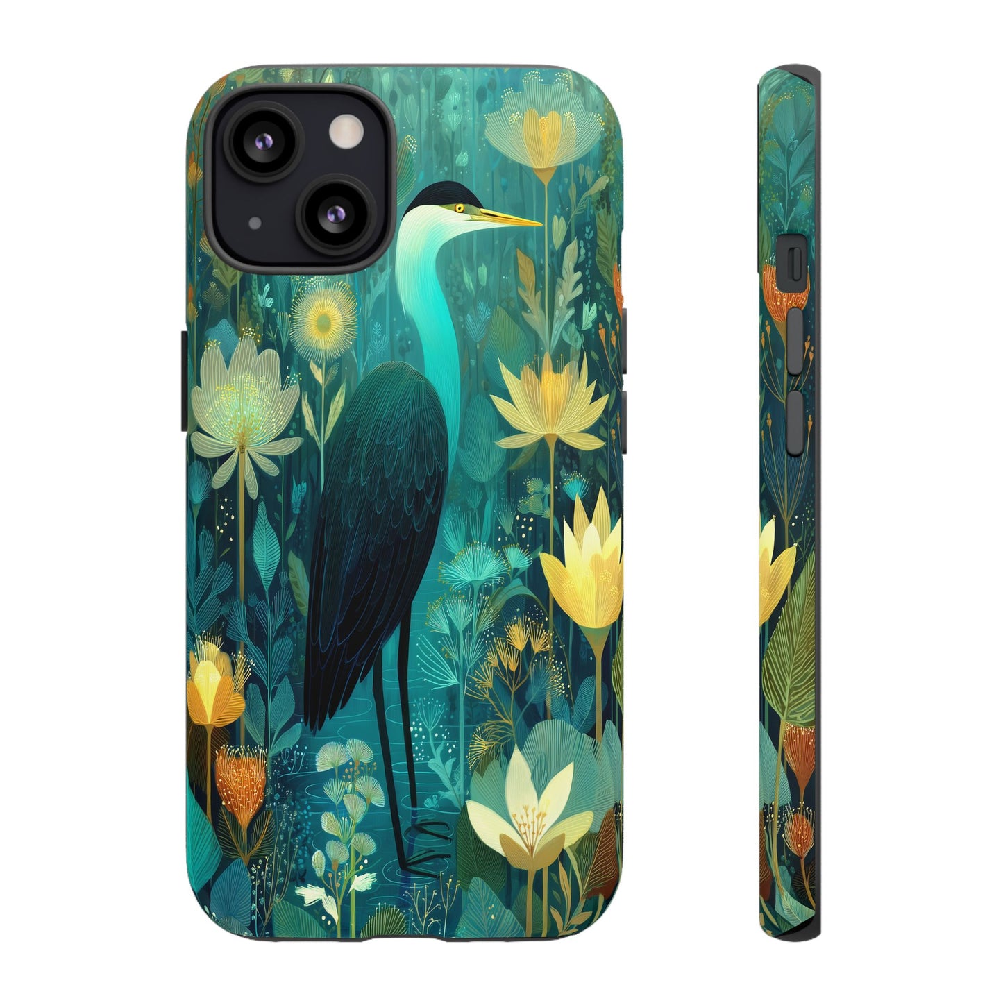 Artistic Crescent Moon Phone Case — Dreamy Starry Night Protection