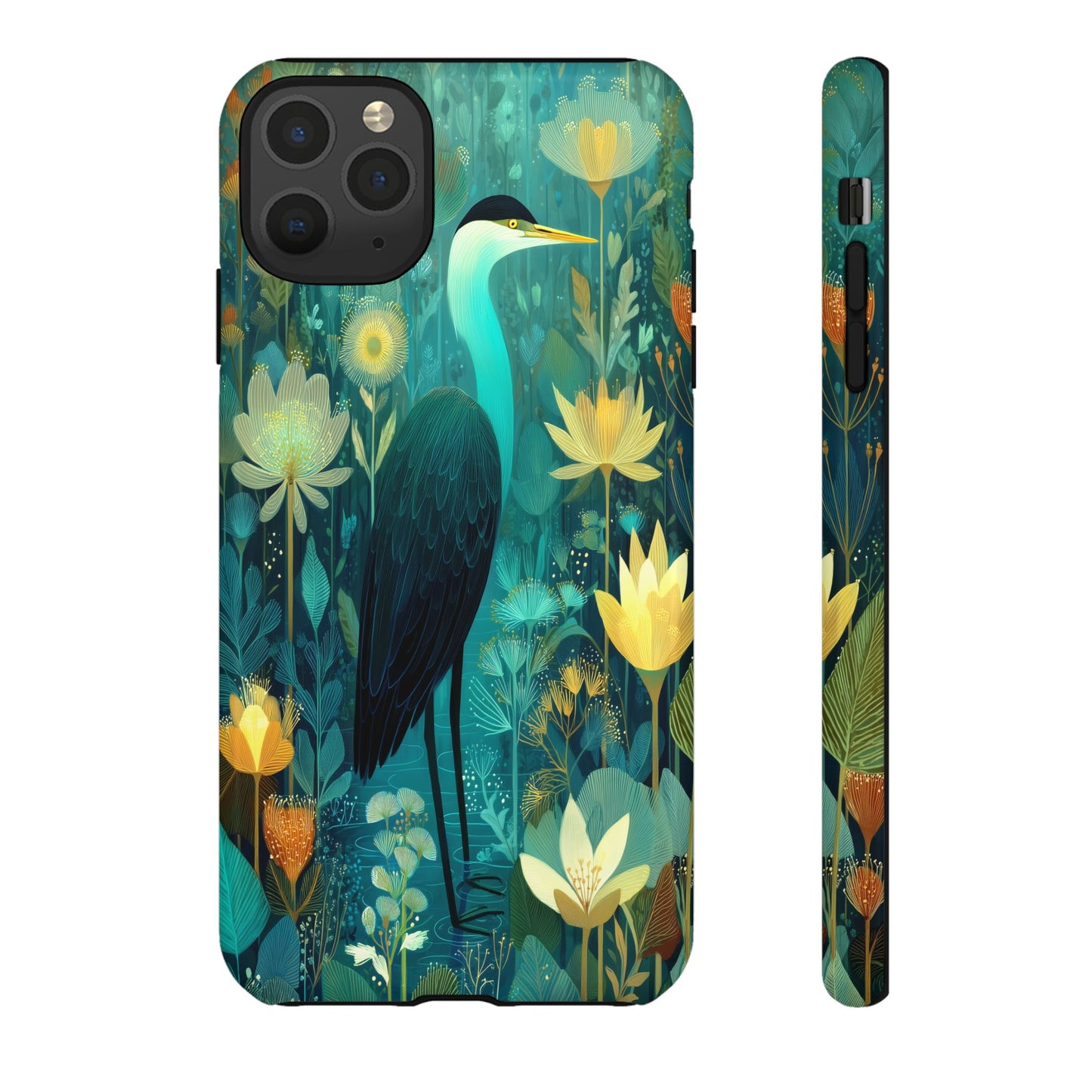 Artistic Crescent Moon Phone Case — Dreamy Starry Night Protection