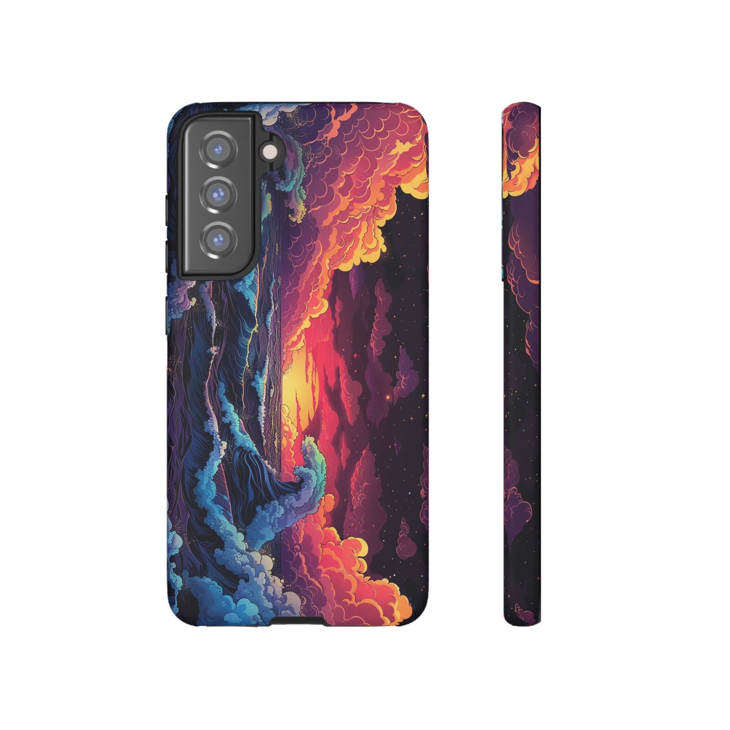 Copy of Copy of Artistic Crescent Moon Phone Case — Dreamy Starry Night Protection