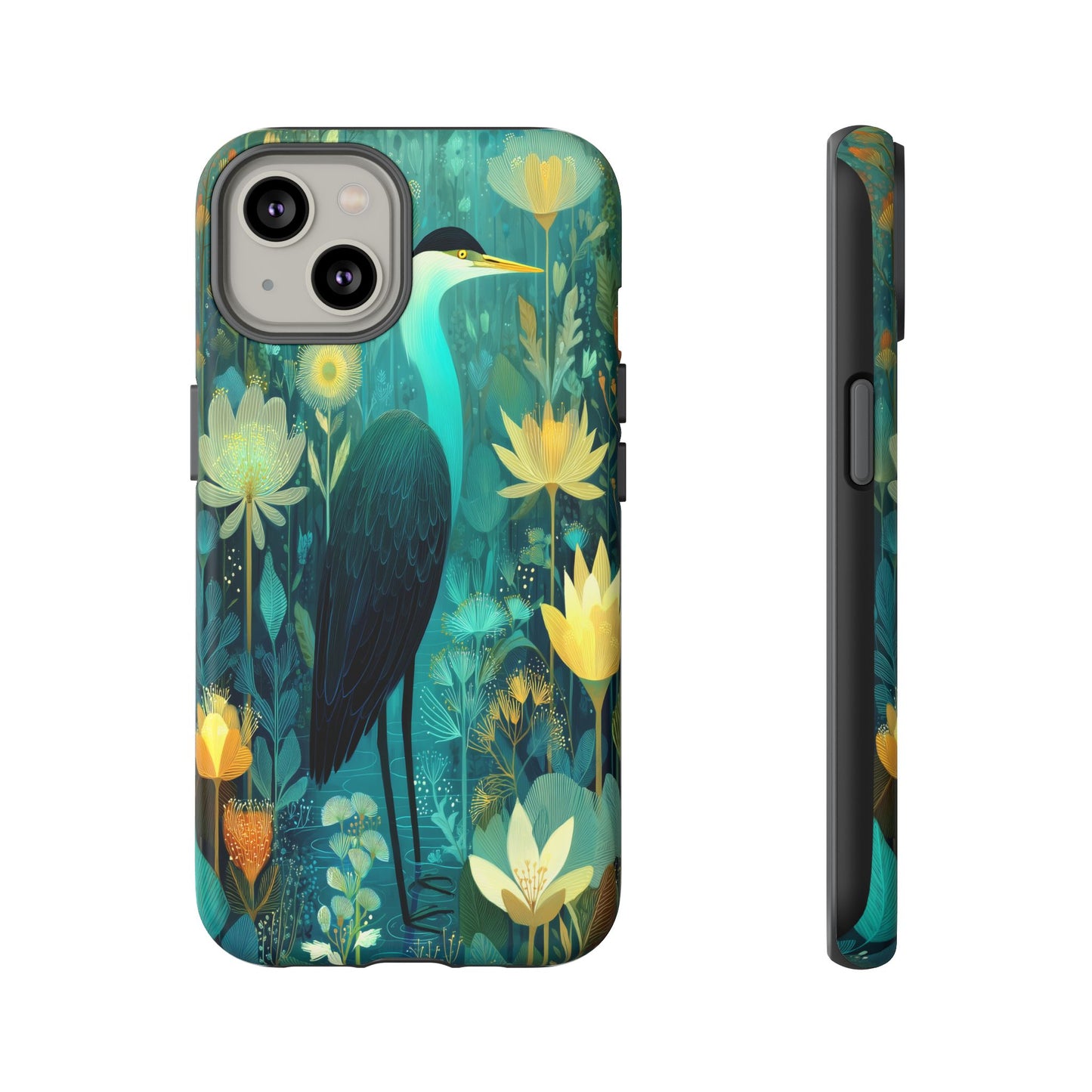 Artistic Crescent Moon Phone Case — Dreamy Starry Night Protection