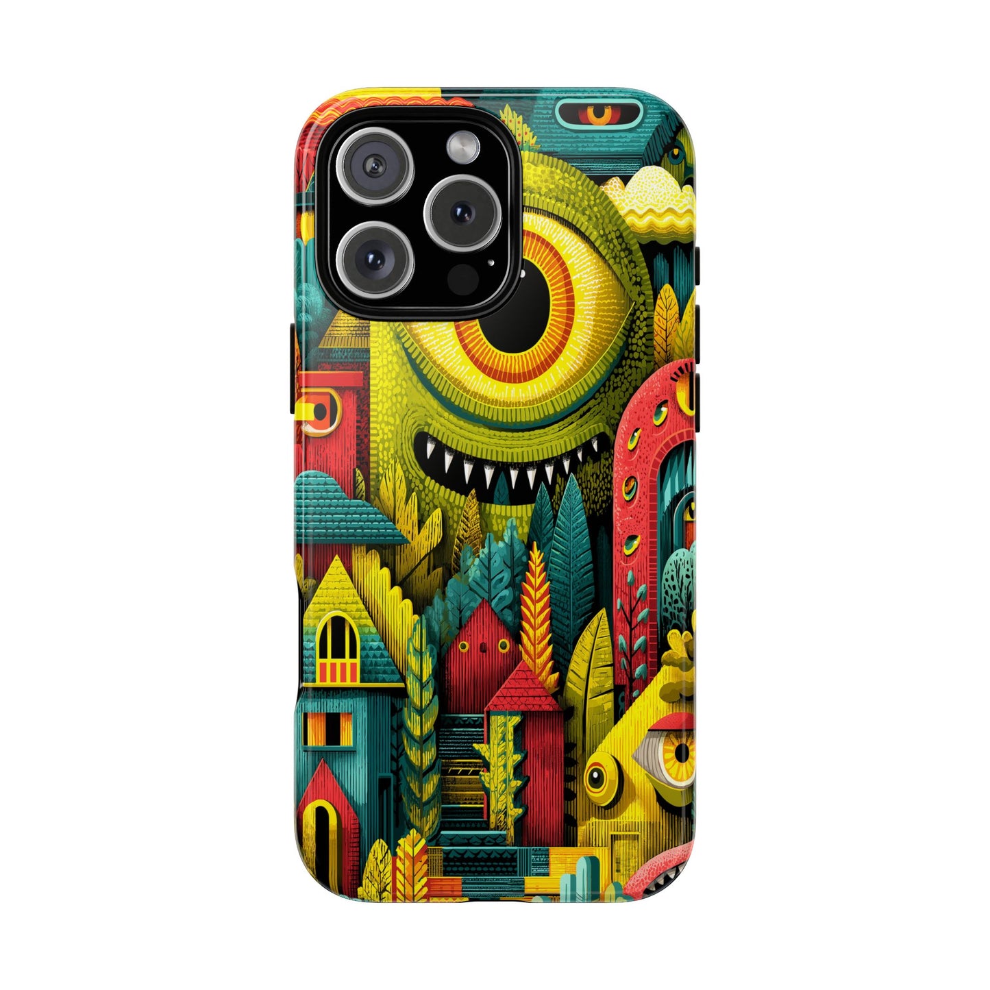 Artistic Crescent Moon Phone Case — Dreamy Starry Night Protection