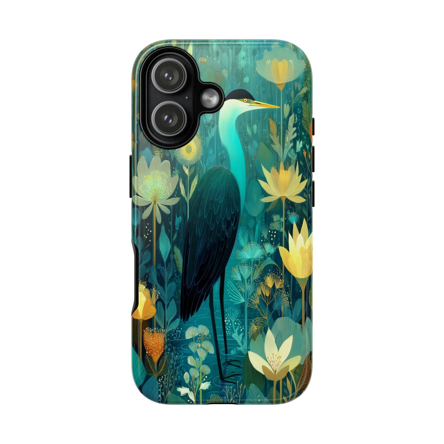 Artistic Crescent Moon Phone Case — Dreamy Starry Night Protection