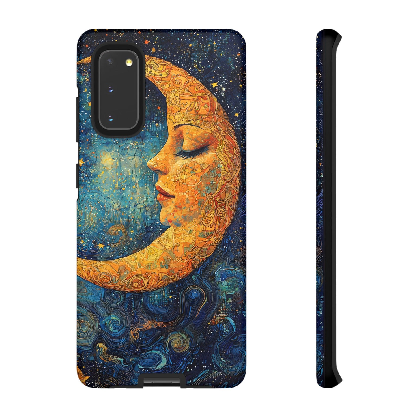 Copy of Artistic Crescent Moon Phone Case — Dreamy Starry Night Protection