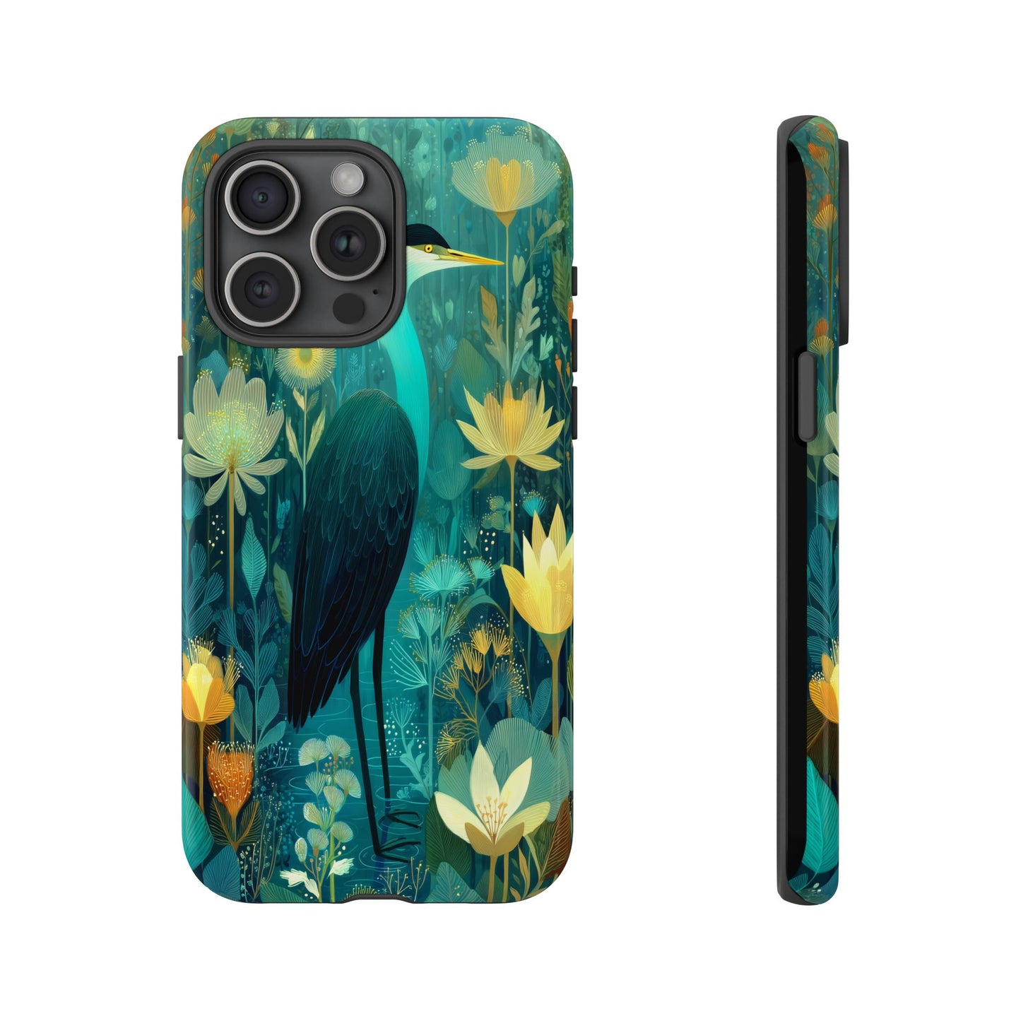 Artistic Crescent Moon Phone Case — Dreamy Starry Night Protection