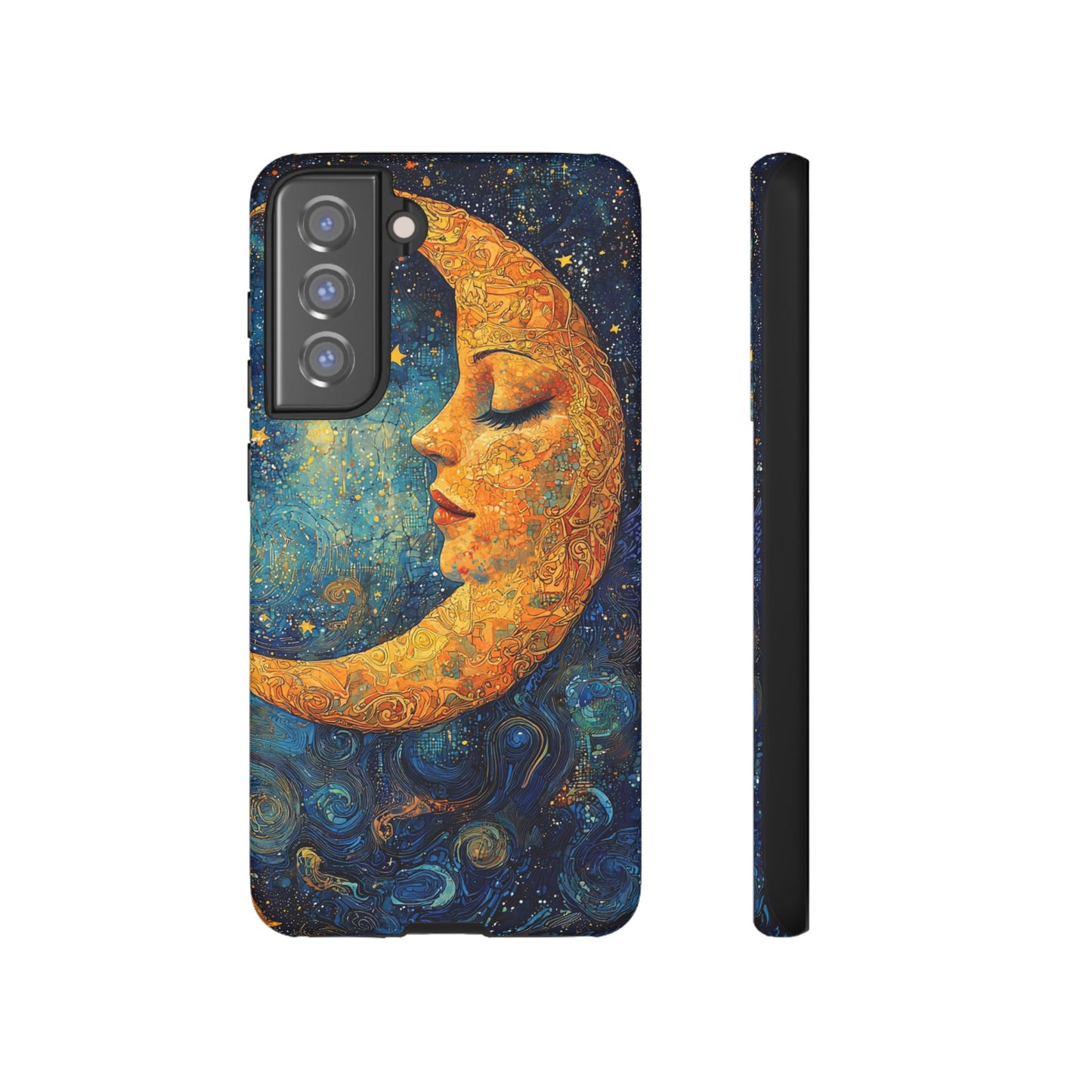 Copy of Artistic Crescent Moon Phone Case — Dreamy Starry Night Protection