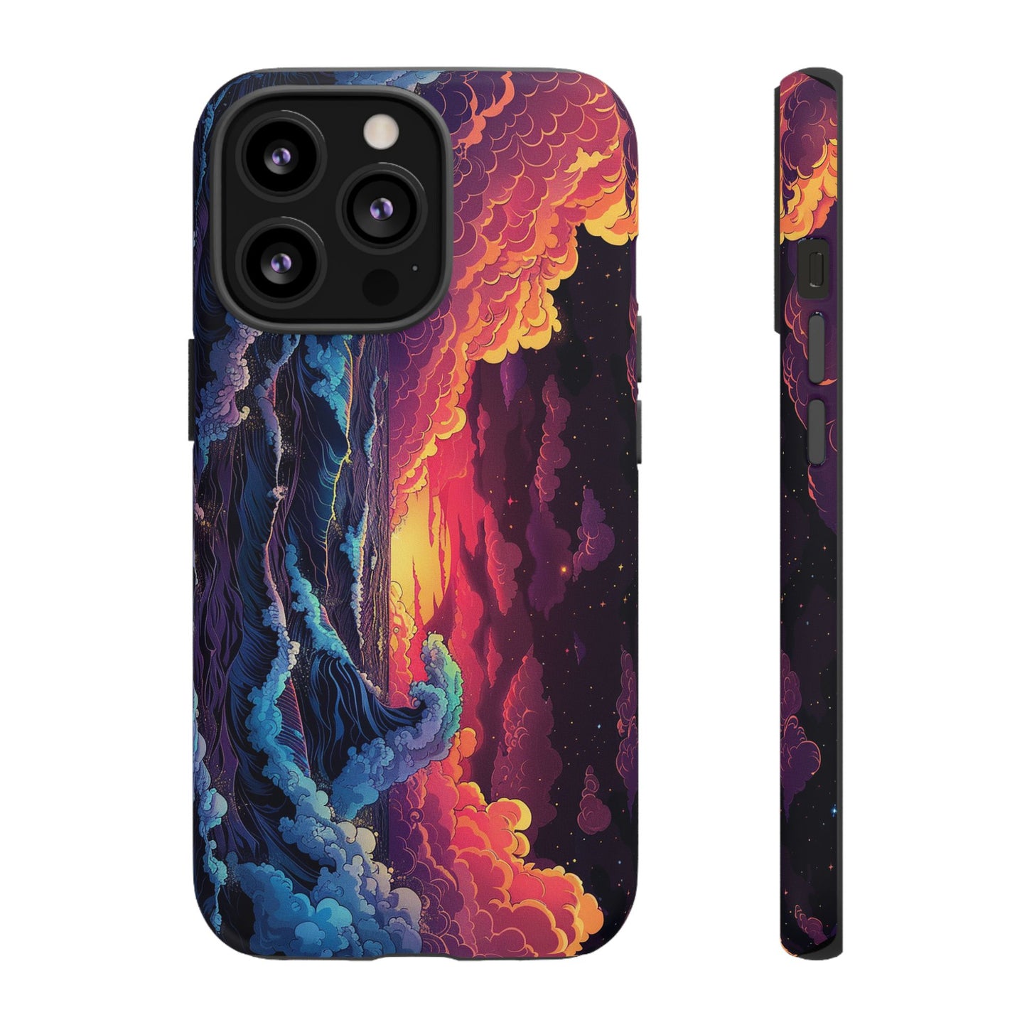 Copy of Artistic Crescent Moon Phone Case — Dreamy Starry Night Protection