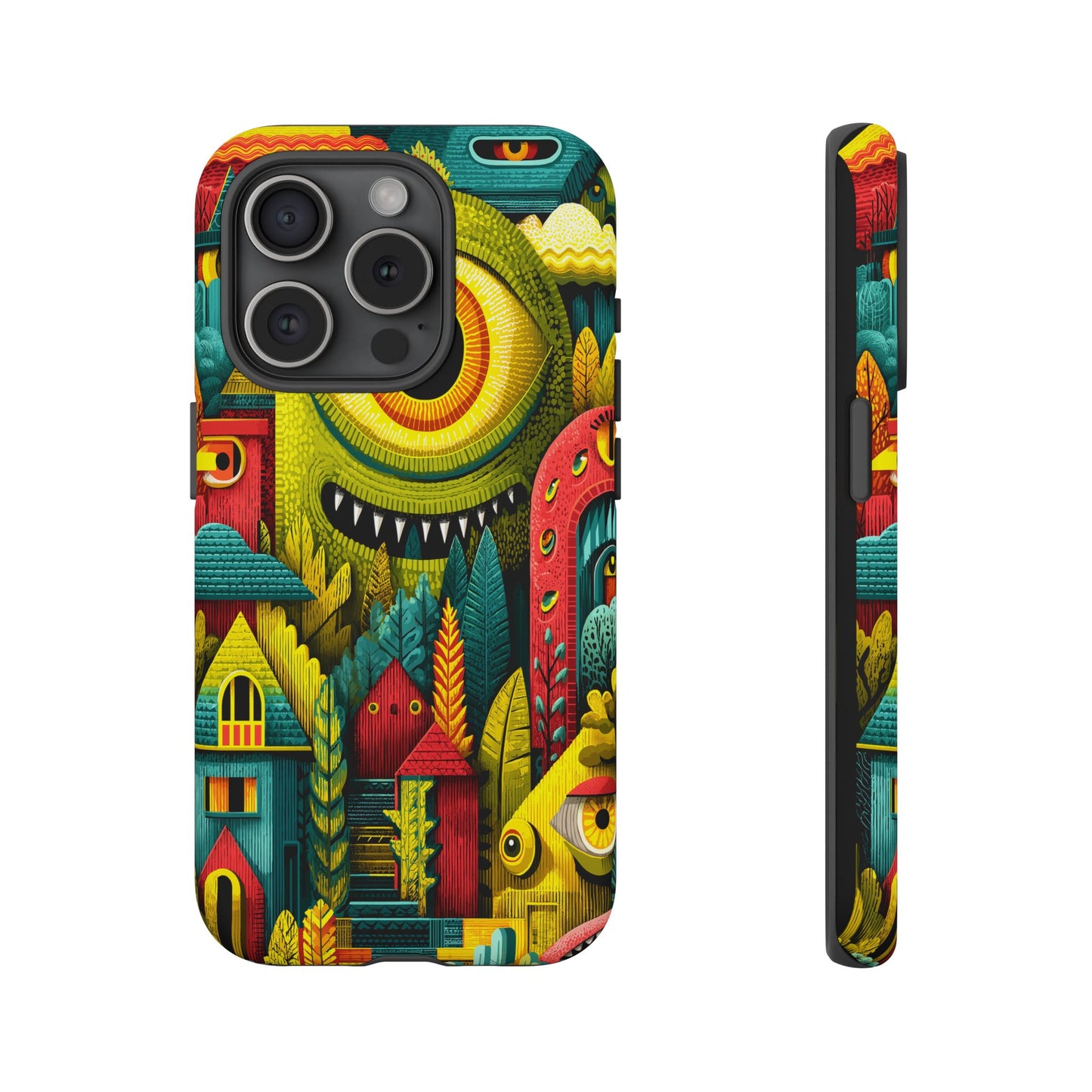 Artistic Crescent Moon Phone Case — Dreamy Starry Night Protection