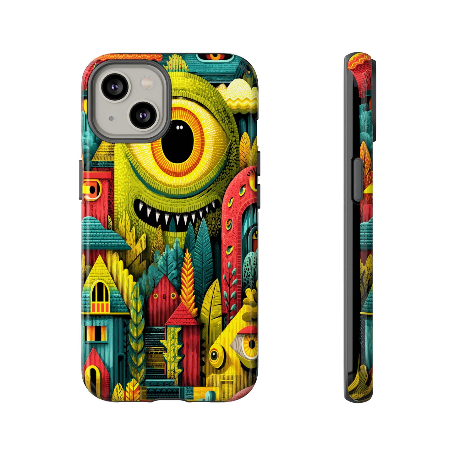 Artistic Crescent Moon Phone Case — Dreamy Starry Night Protection