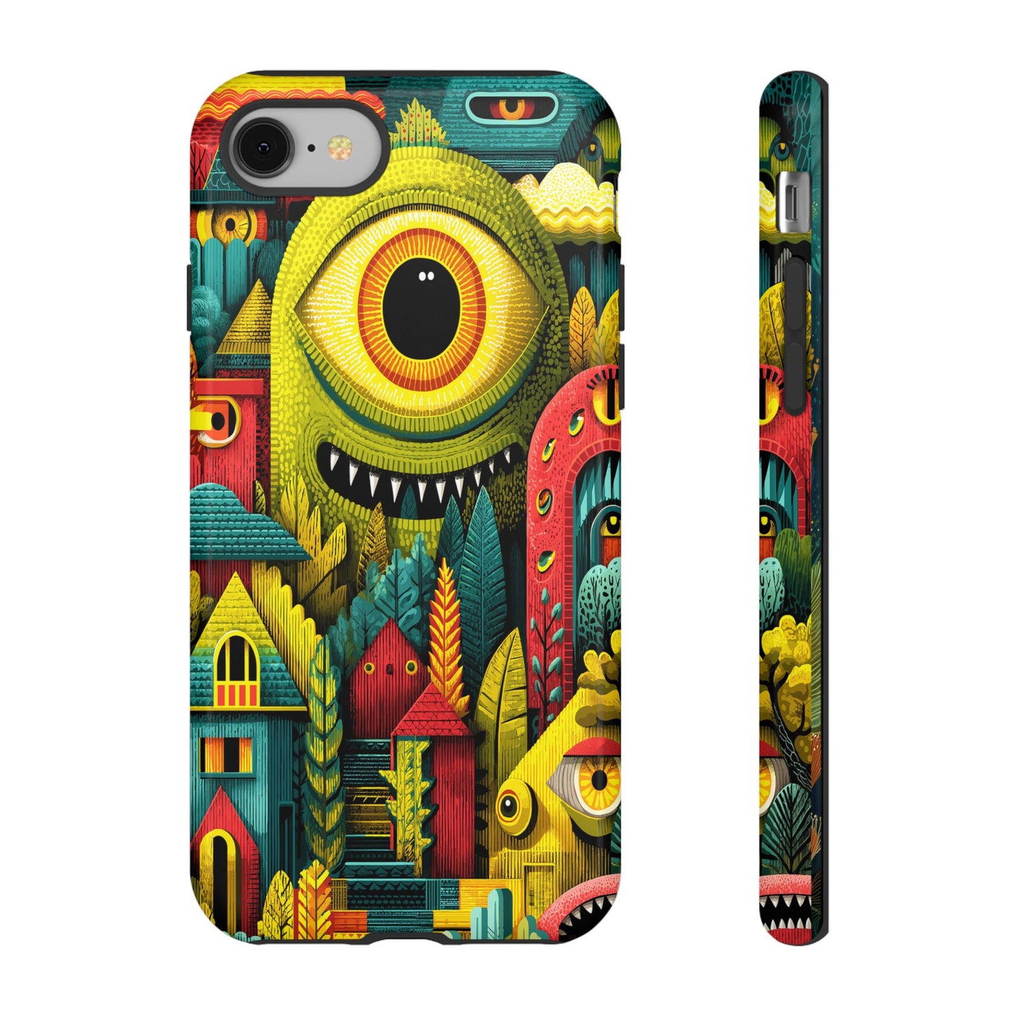 Artistic Crescent Moon Phone Case — Dreamy Starry Night Protection