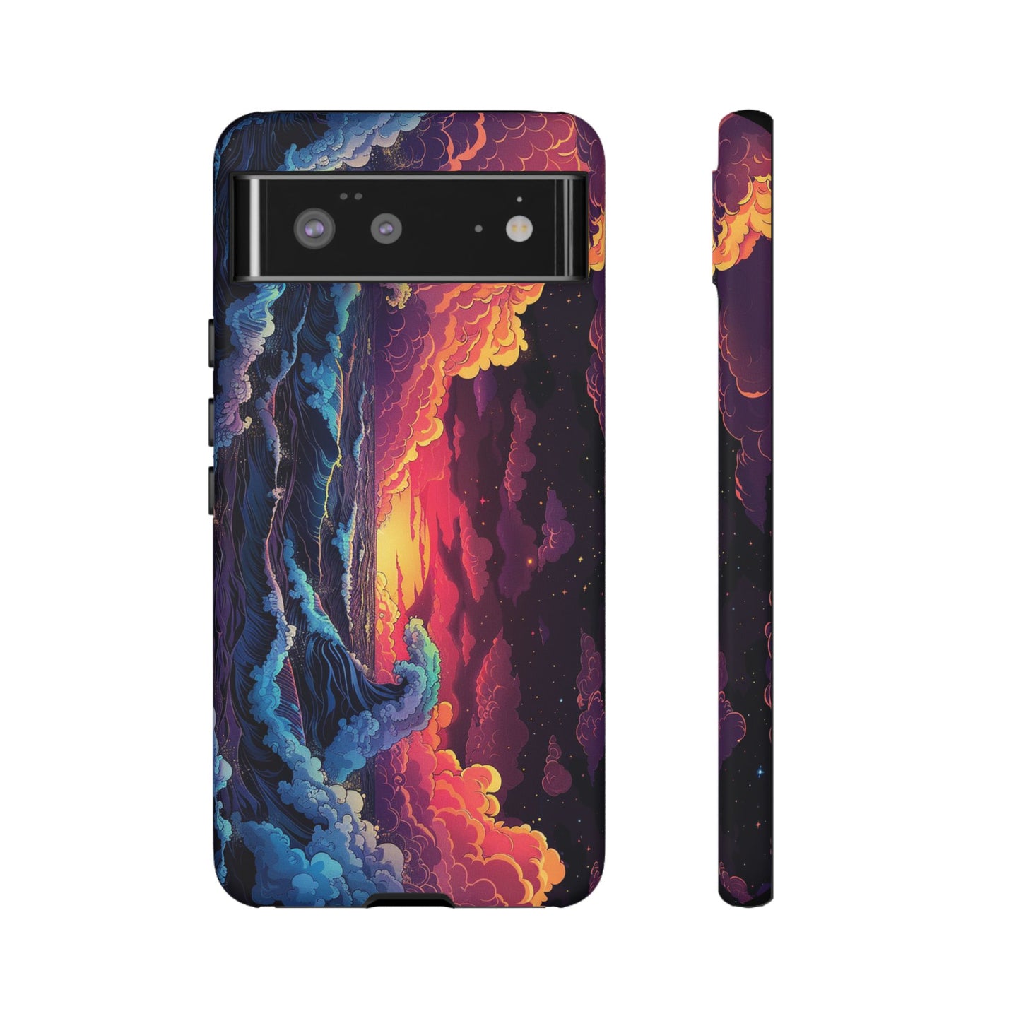 Copy of Copy of Artistic Crescent Moon Phone Case — Dreamy Starry Night Protection