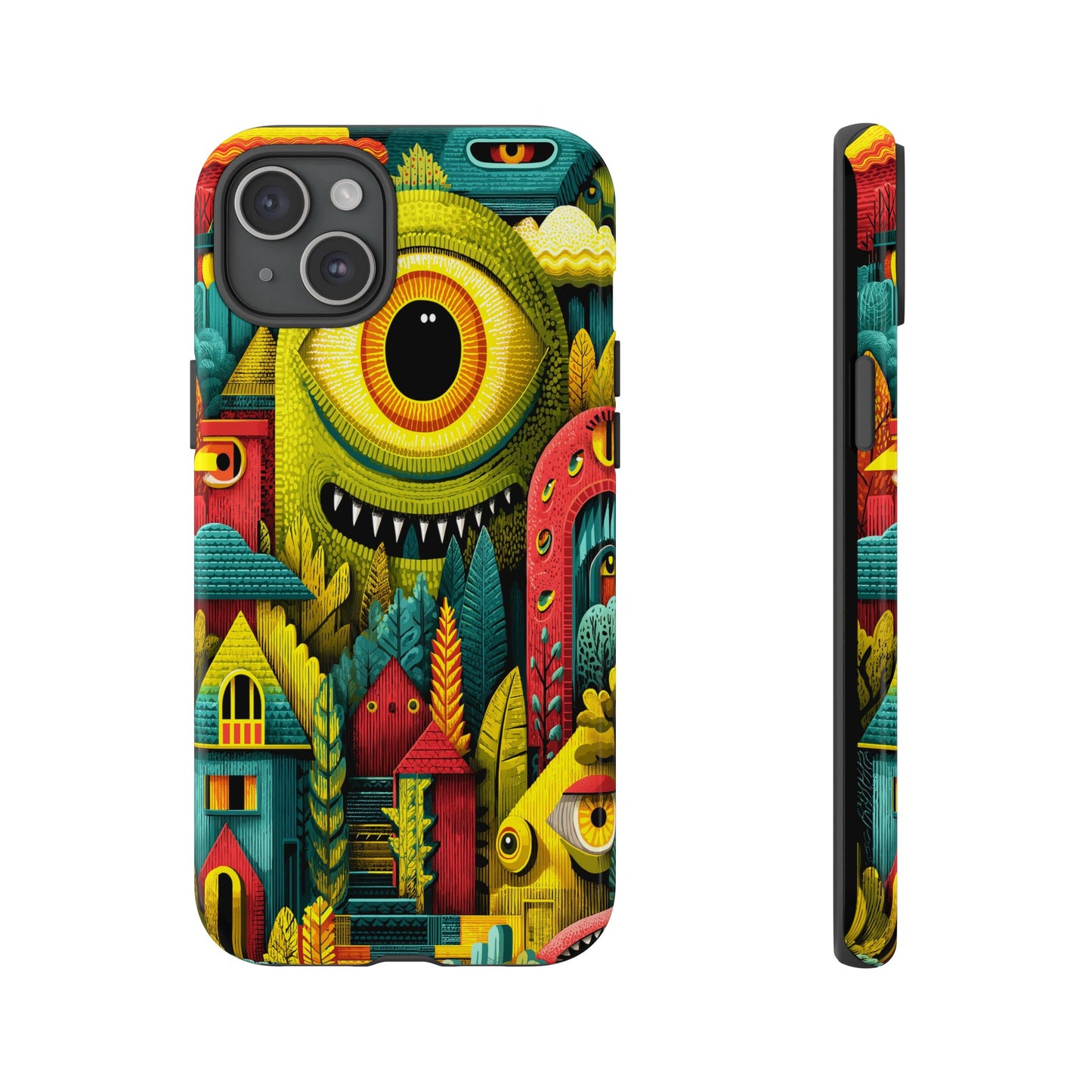 Artistic Crescent Moon Phone Case — Dreamy Starry Night Protection