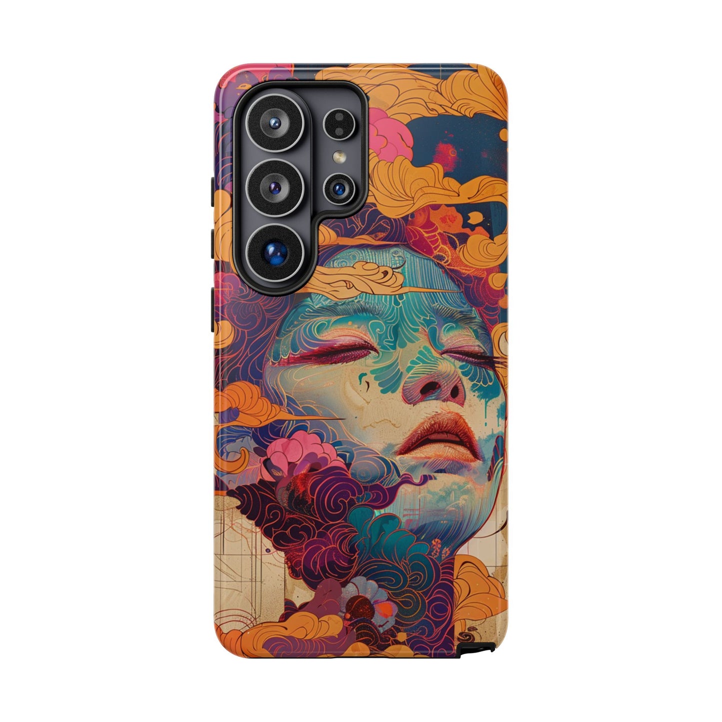 Copy of Copy of Artistic Crescent Moon Phone Case — Dreamy Starry Night Protection