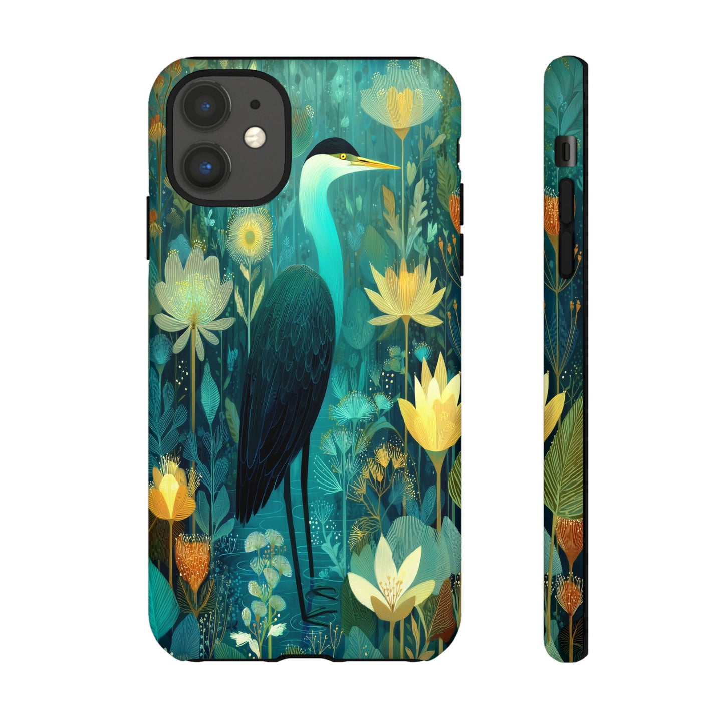 Artistic Crescent Moon Phone Case — Dreamy Starry Night Protection