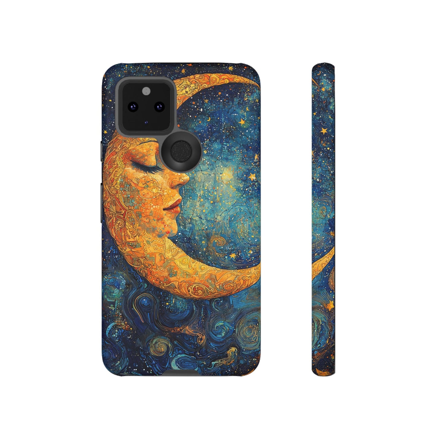 Copy of Artistic Crescent Moon Phone Case — Dreamy Starry Night Protection