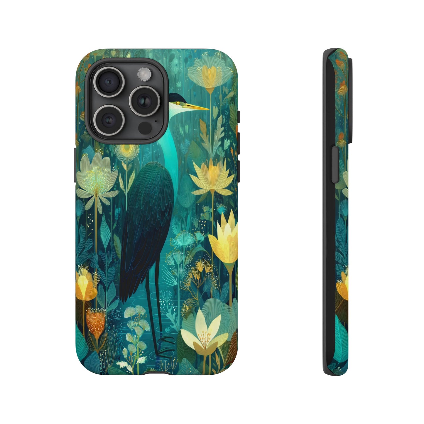 Artistic Crescent Moon Phone Case — Dreamy Starry Night Protection