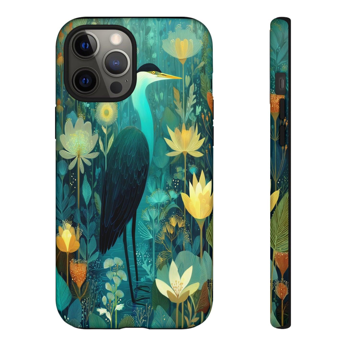 Artistic Crescent Moon Phone Case — Dreamy Starry Night Protection