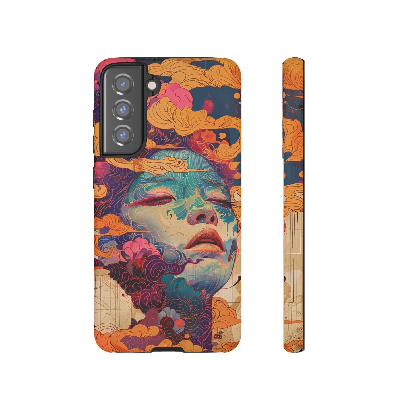 Copy of Copy of Artistic Crescent Moon Phone Case — Dreamy Starry Night Protection
