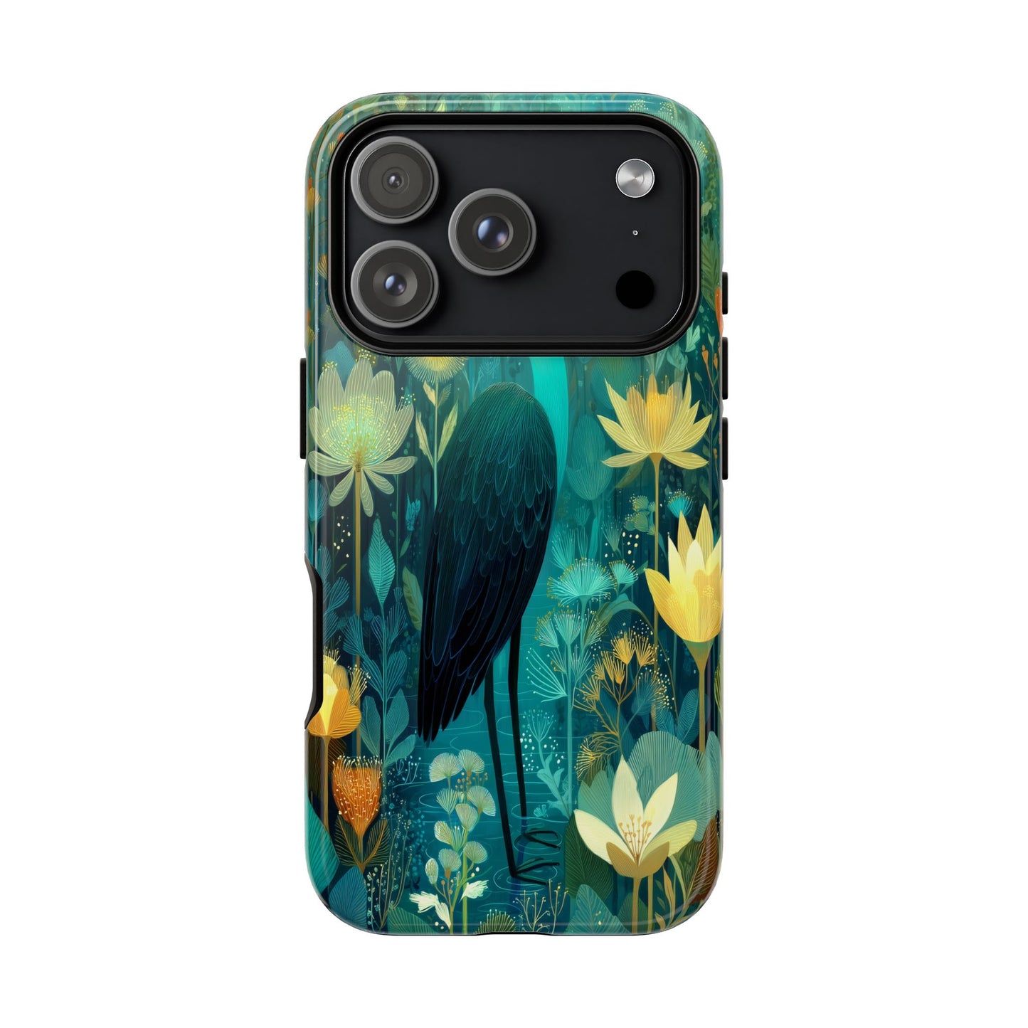 Artistic Crescent Moon Phone Case — Dreamy Starry Night Protection