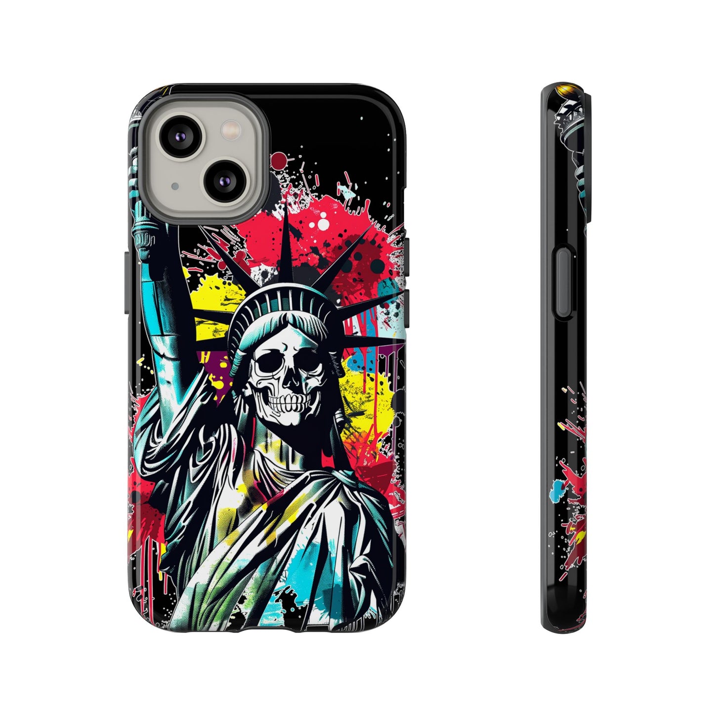 Artistic Crescent Moon Phone Case — Dreamy Starry Night Protection