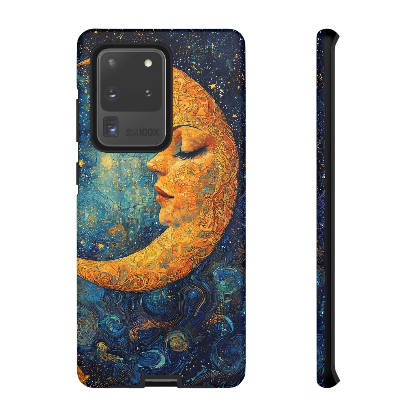 Copy of Artistic Crescent Moon Phone Case — Dreamy Starry Night Protection