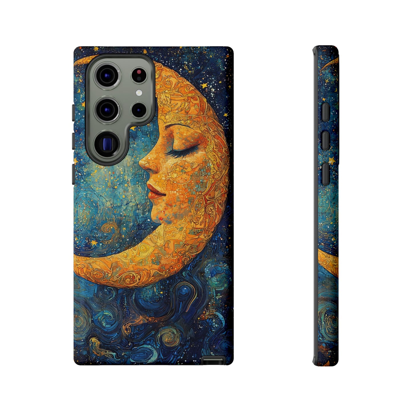 Copy of Artistic Crescent Moon Phone Case — Dreamy Starry Night Protection