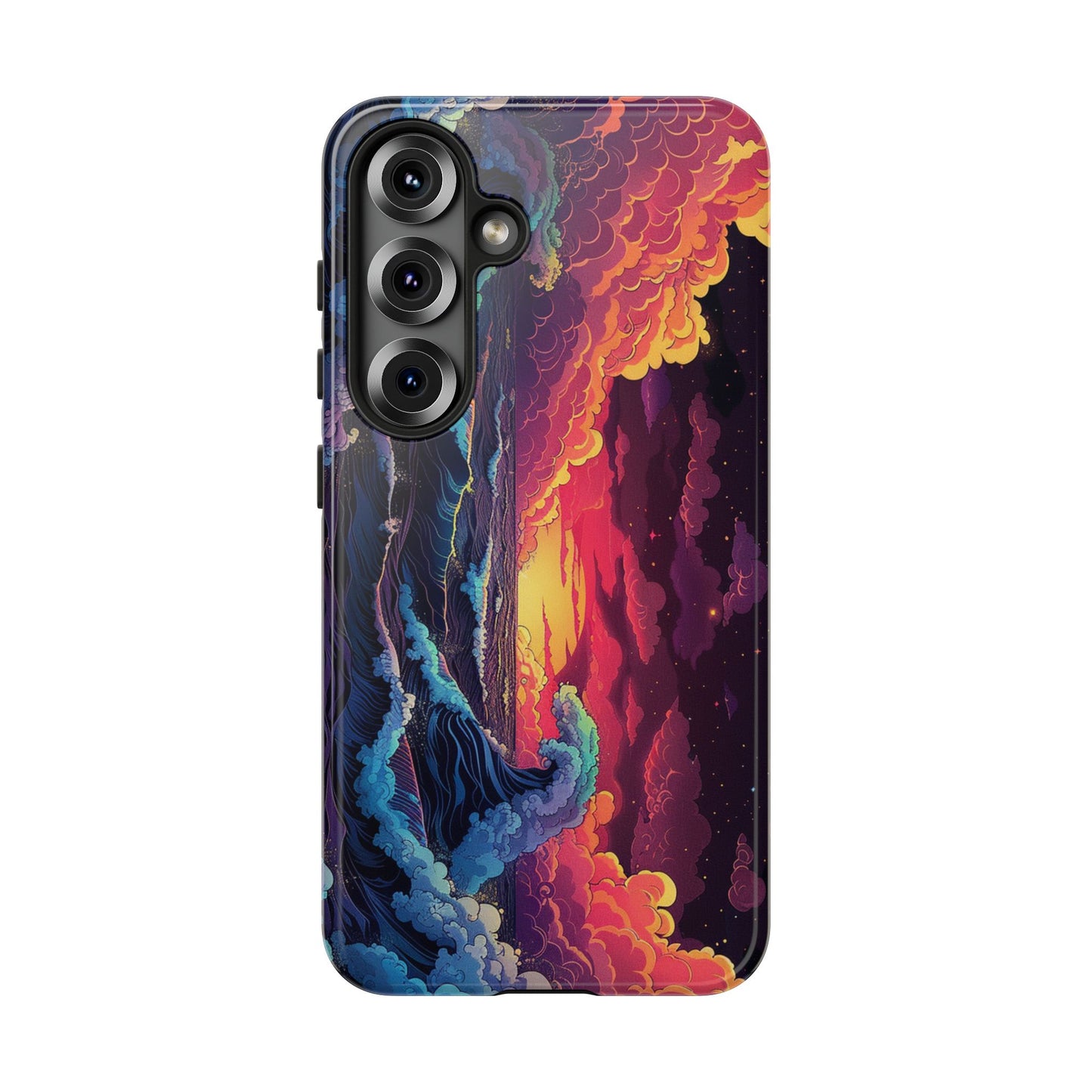 Copy of Copy of Artistic Crescent Moon Phone Case — Dreamy Starry Night Protection
