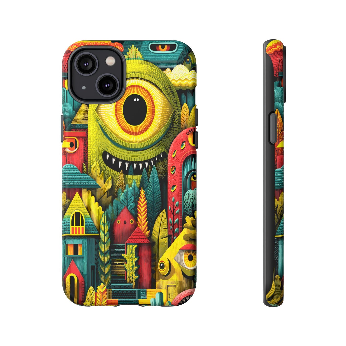 Artistic Crescent Moon Phone Case — Dreamy Starry Night Protection
