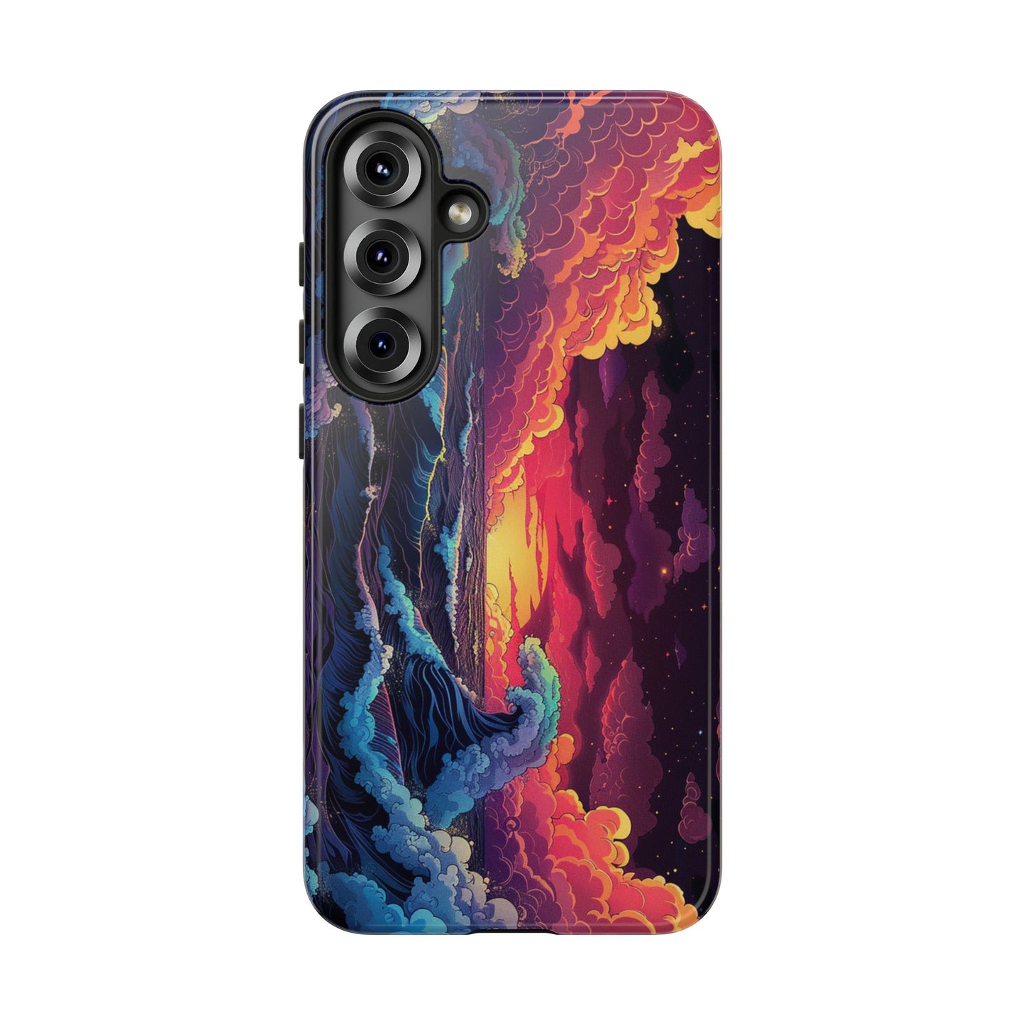 Copy of Copy of Artistic Crescent Moon Phone Case — Dreamy Starry Night Protection
