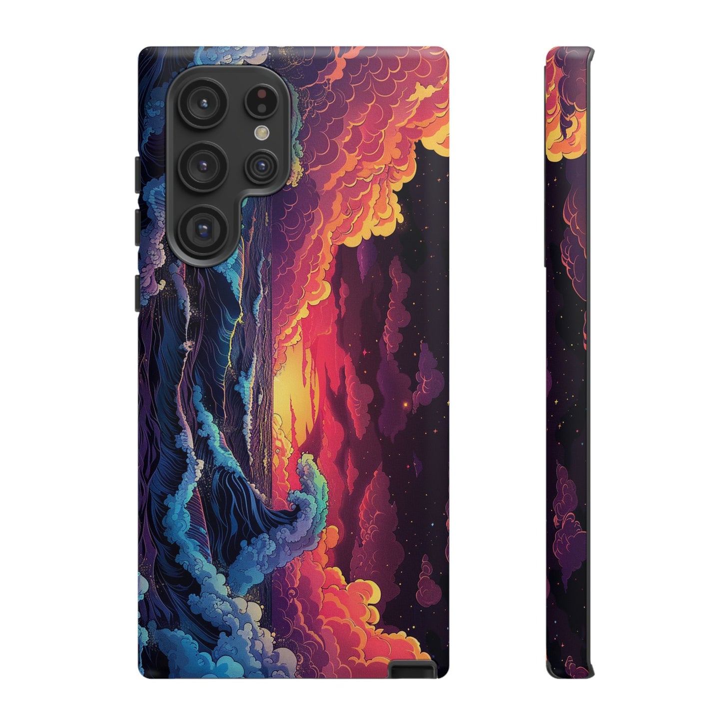 Copy of Copy of Artistic Crescent Moon Phone Case — Dreamy Starry Night Protection