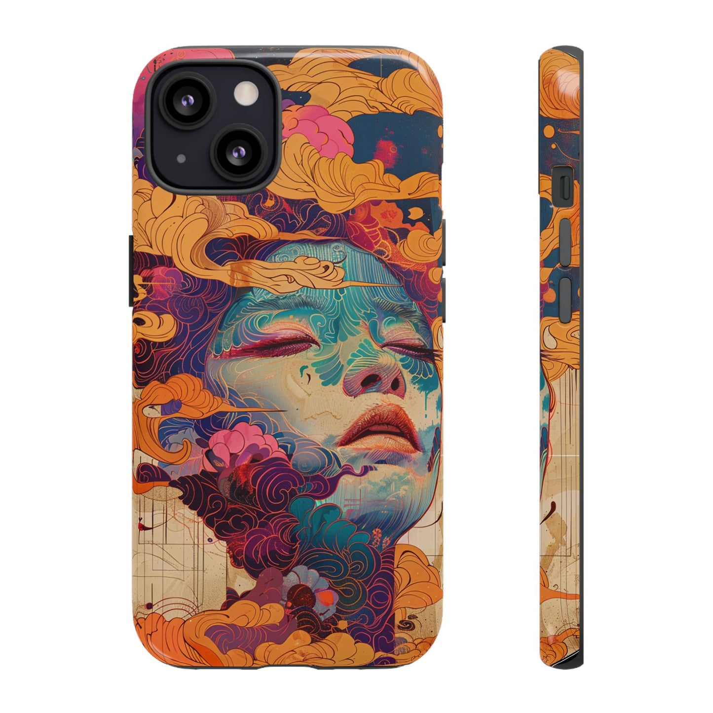 Copy of Artistic Crescent Moon Phone Case — Dreamy Starry Night Protection
