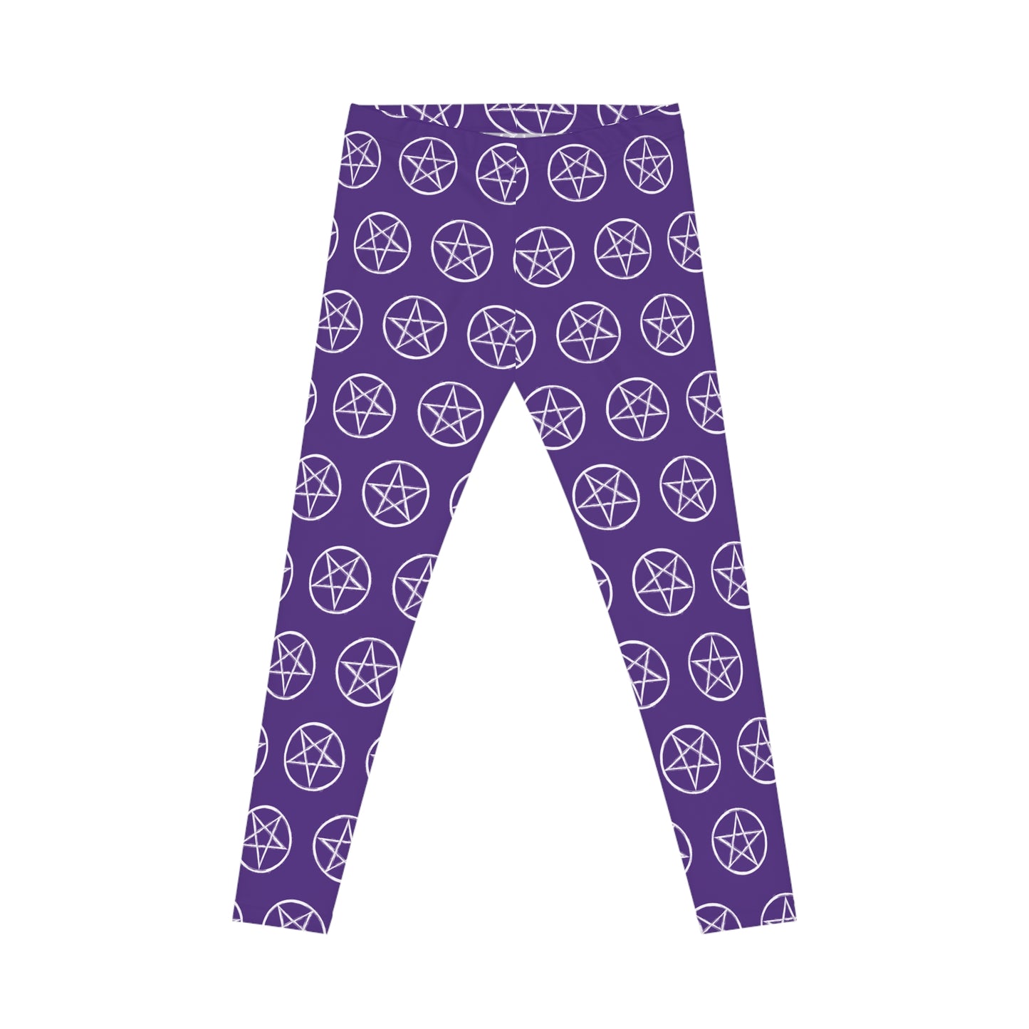 All-Over Print Leggings Pentagram Purple