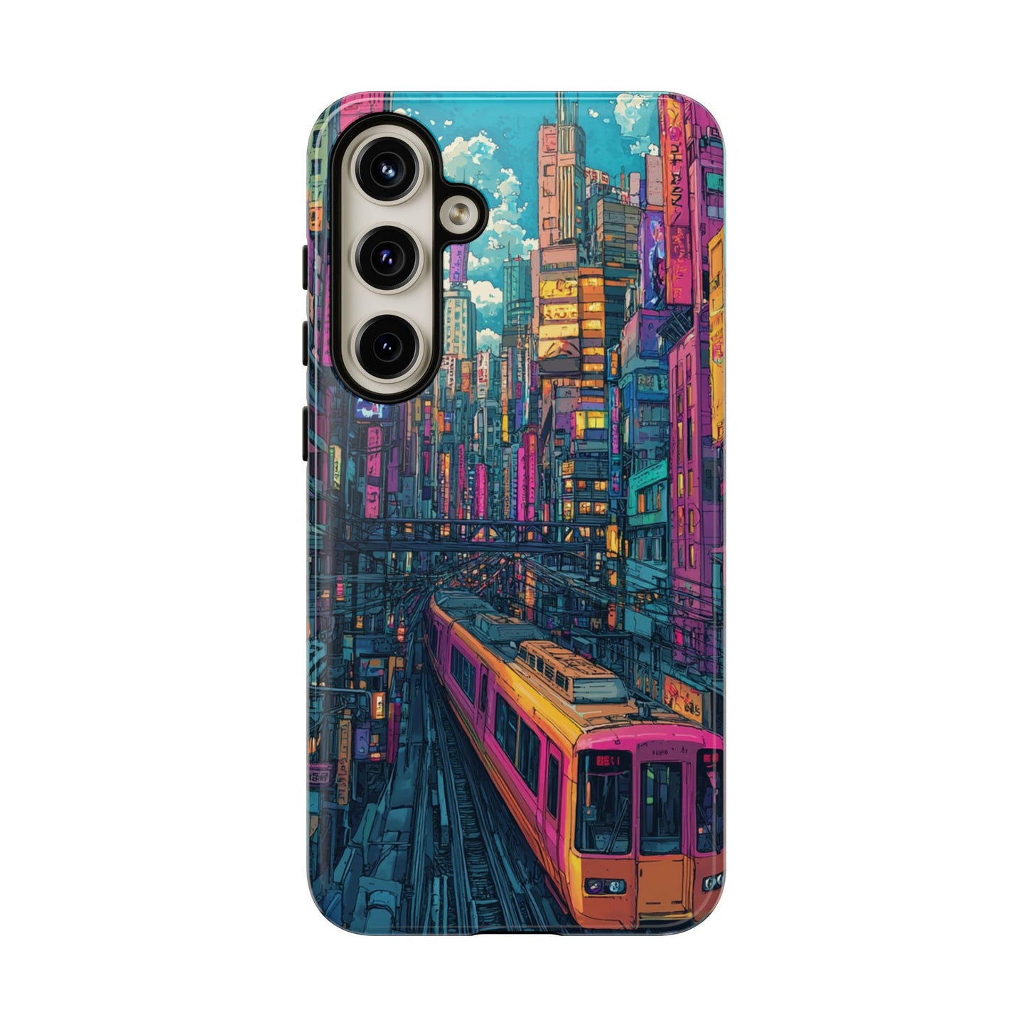 Copy of Copy of Artistic Crescent Moon Phone Case — Dreamy Starry Night Protection