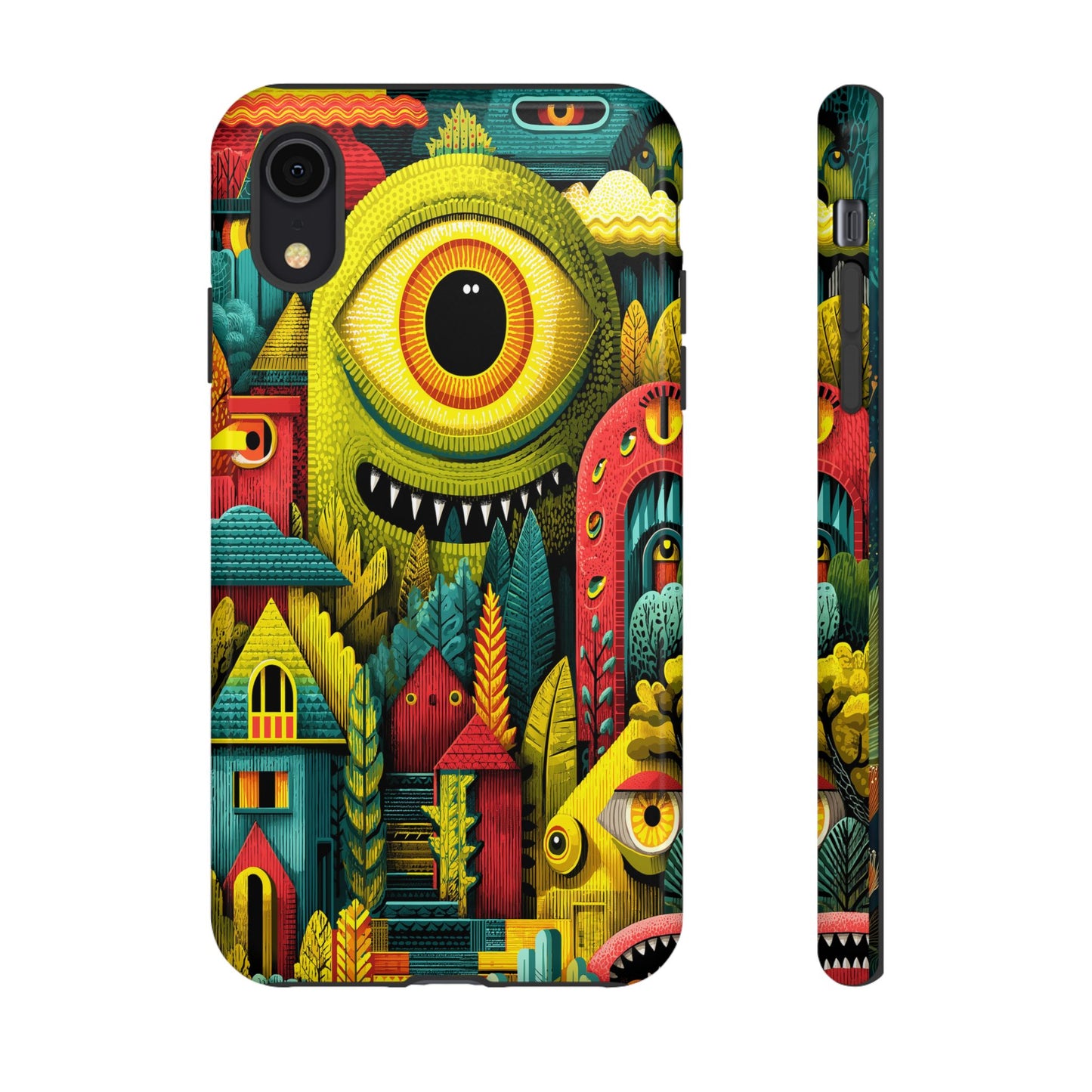 Artistic Crescent Moon Phone Case — Dreamy Starry Night Protection