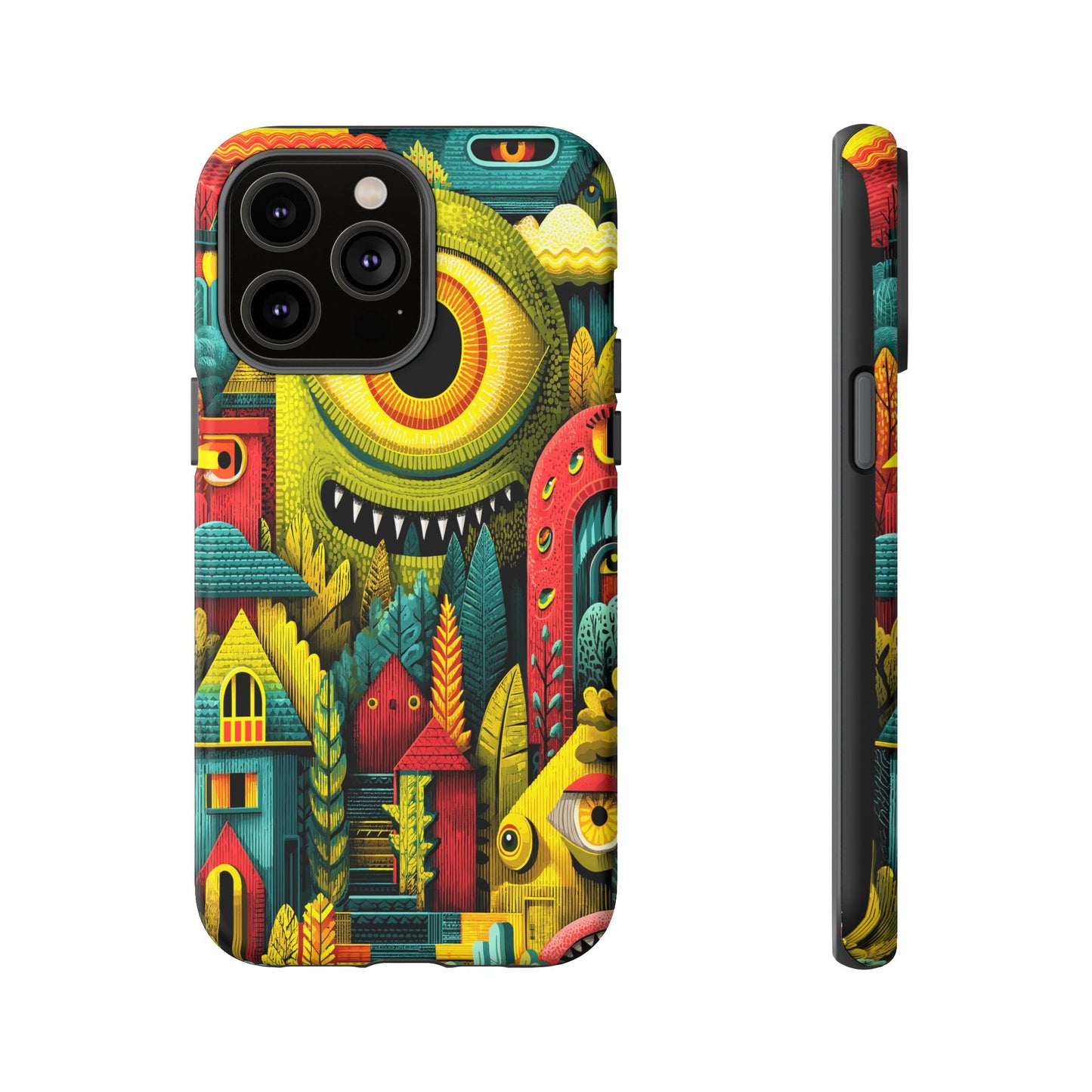 Artistic Crescent Moon Phone Case — Dreamy Starry Night Protection