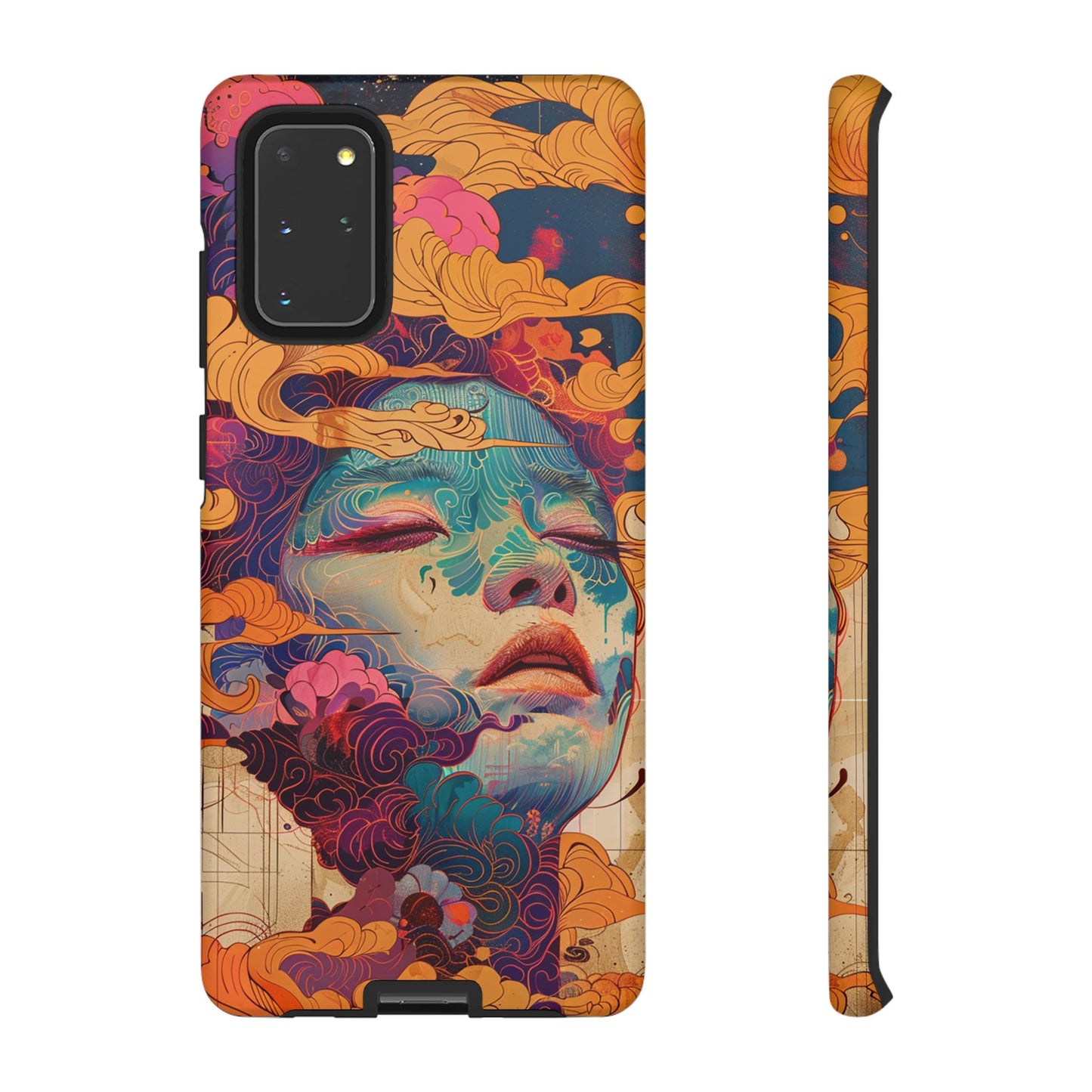 Copy of Copy of Artistic Crescent Moon Phone Case — Dreamy Starry Night Protection