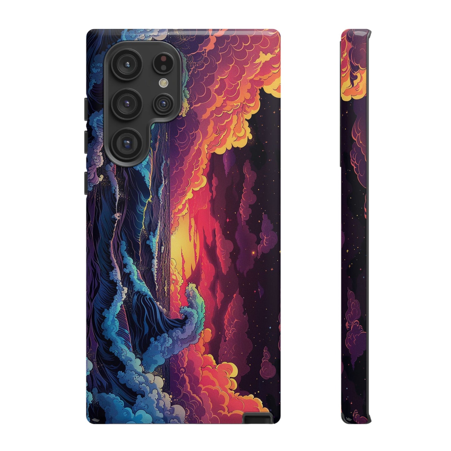 Copy of Copy of Artistic Crescent Moon Phone Case — Dreamy Starry Night Protection