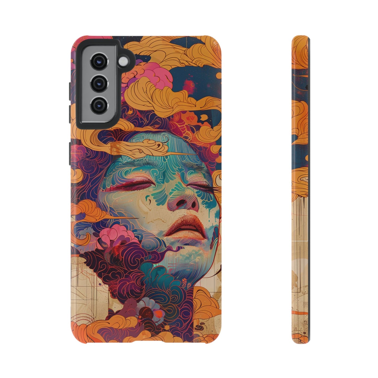 Copy of Copy of Artistic Crescent Moon Phone Case — Dreamy Starry Night Protection