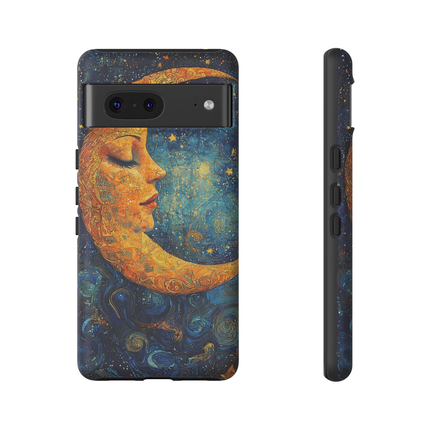 Copy of Artistic Crescent Moon Phone Case — Dreamy Starry Night Protection