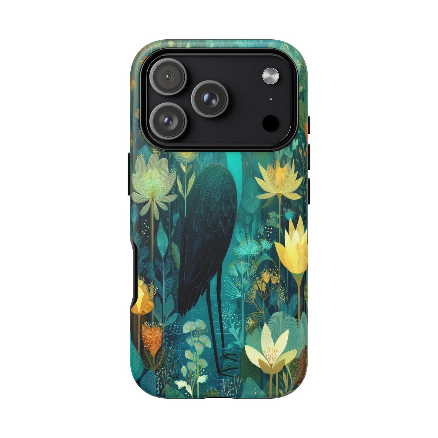 Artistic Crescent Moon Phone Case — Dreamy Starry Night Protection