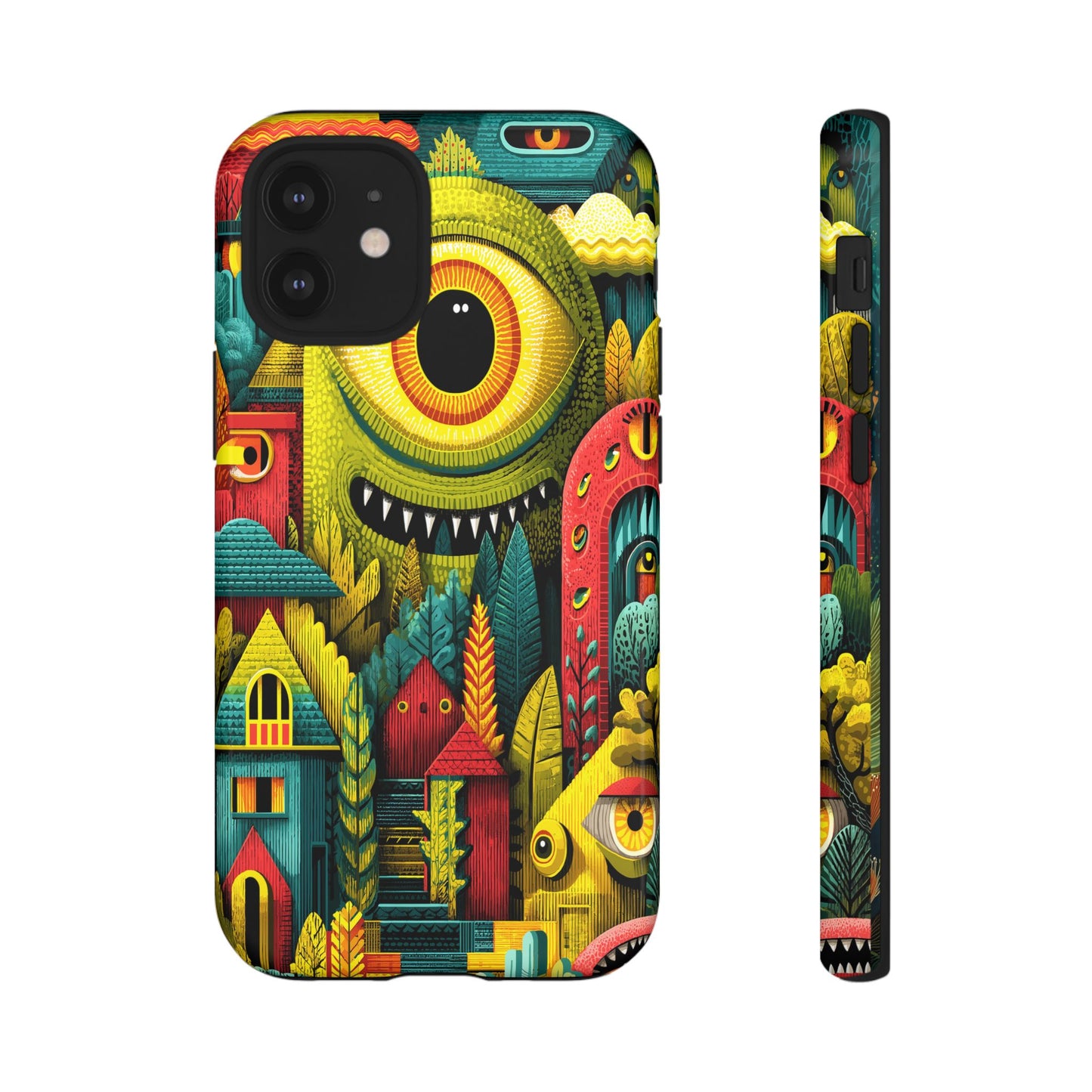Artistic Crescent Moon Phone Case — Dreamy Starry Night Protection
