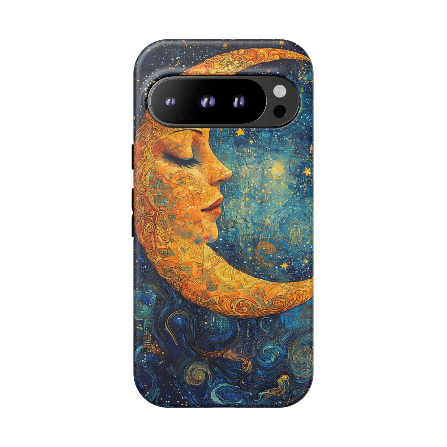 Copy of Artistic Crescent Moon Phone Case — Dreamy Starry Night Protection