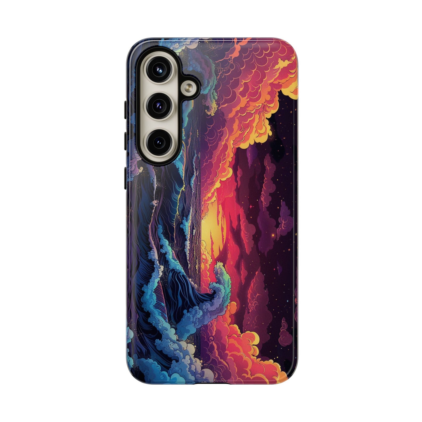 Copy of Copy of Artistic Crescent Moon Phone Case — Dreamy Starry Night Protection