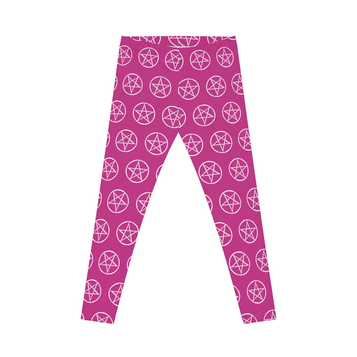 All-Over Print Leggings Pentagram Pink