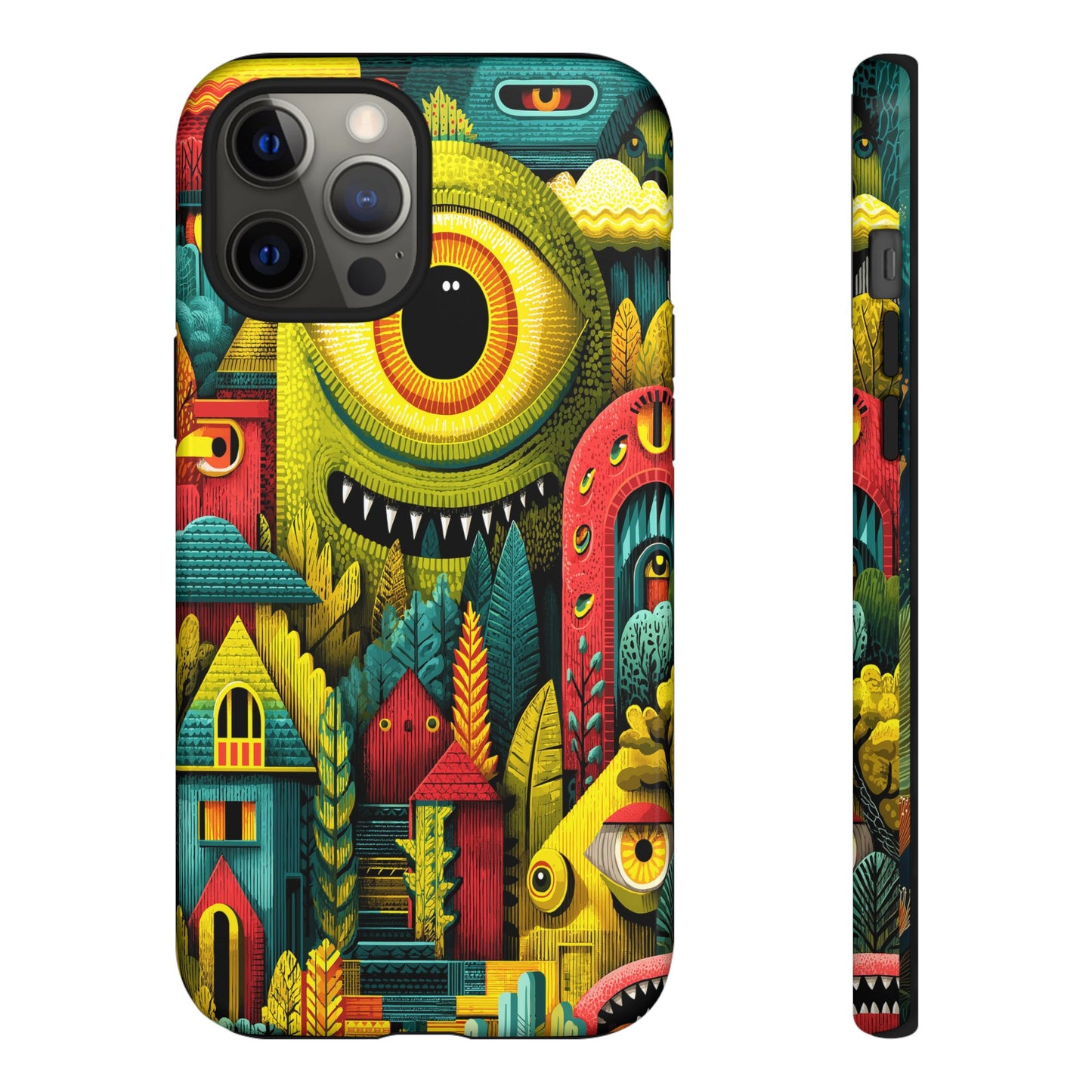 Artistic Crescent Moon Phone Case — Dreamy Starry Night Protection