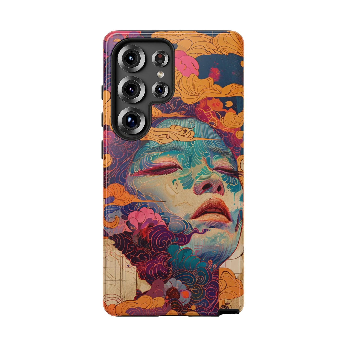 Copy of Copy of Artistic Crescent Moon Phone Case — Dreamy Starry Night Protection