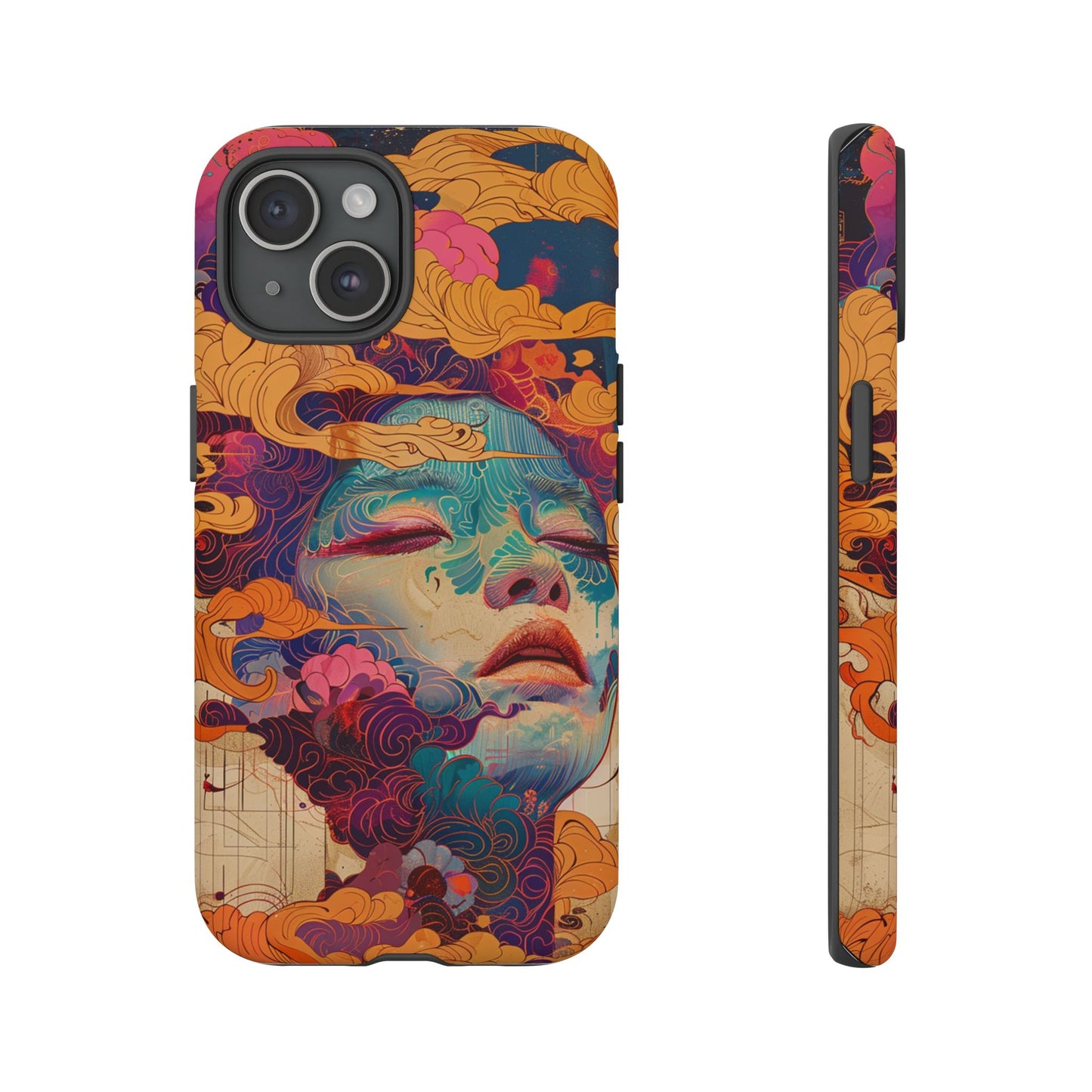 Copy of Artistic Crescent Moon Phone Case — Dreamy Starry Night Protection