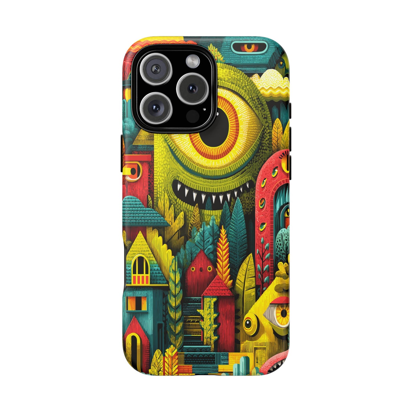 Artistic Crescent Moon Phone Case — Dreamy Starry Night Protection
