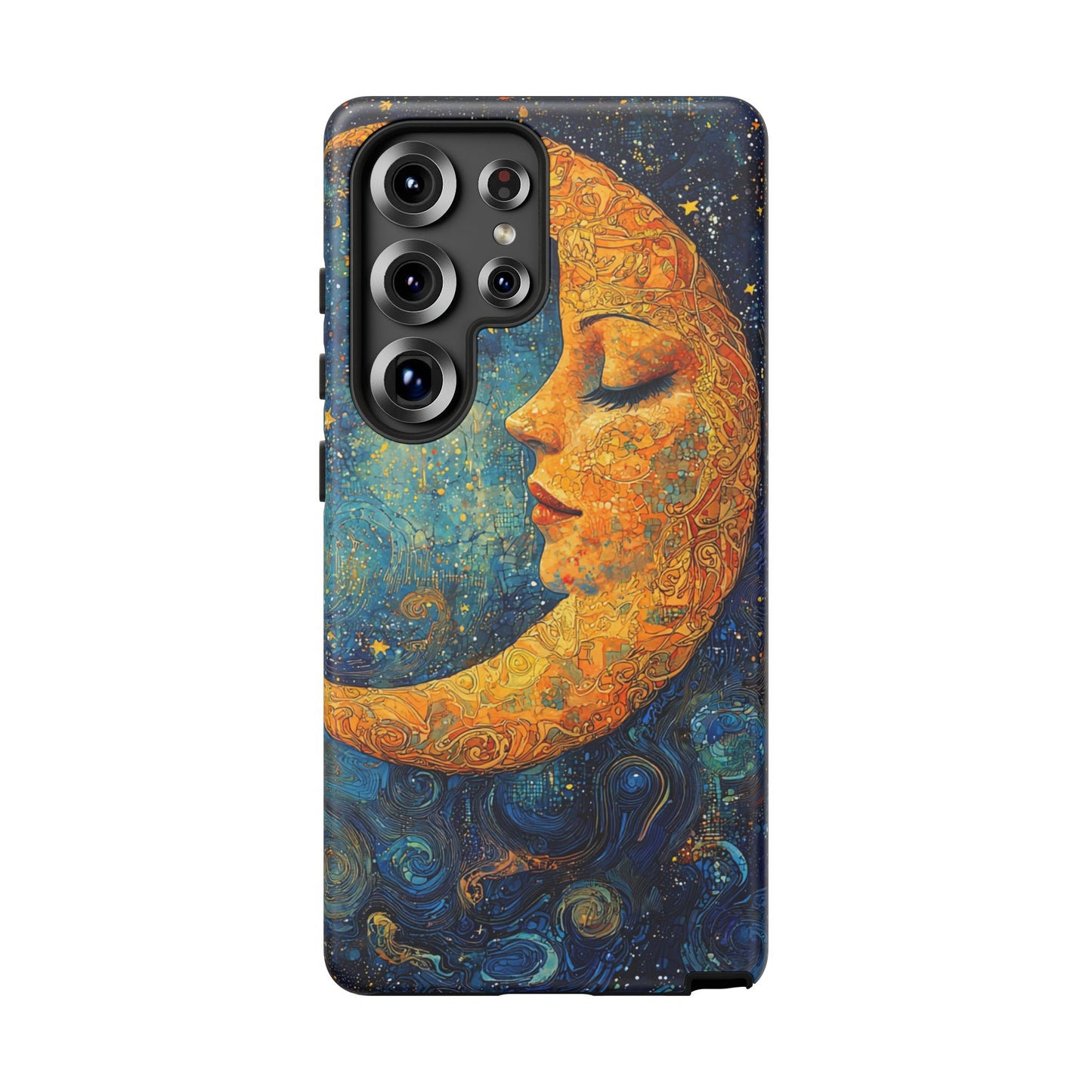 Copy of Artistic Crescent Moon Phone Case — Dreamy Starry Night Protection