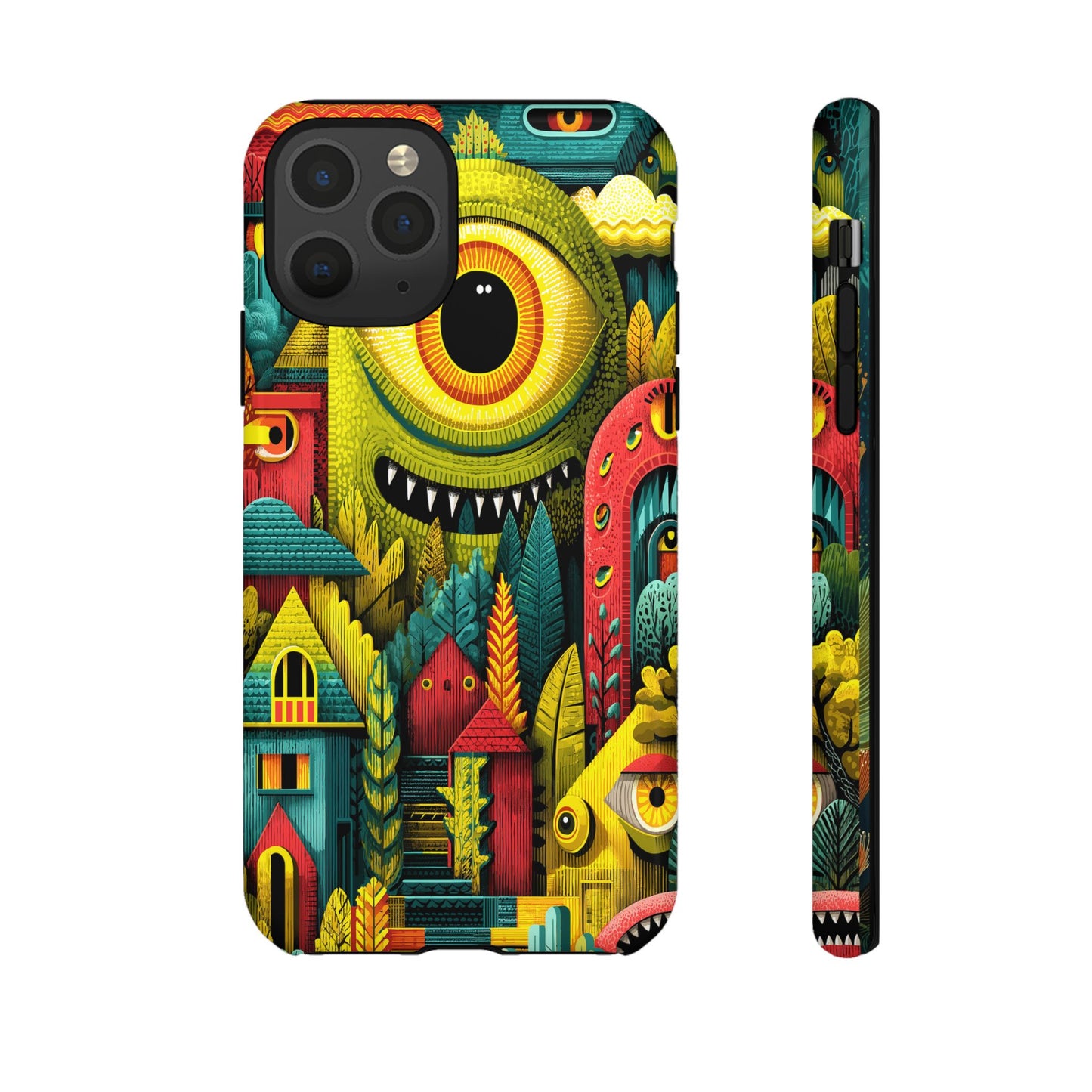 Artistic Crescent Moon Phone Case — Dreamy Starry Night Protection