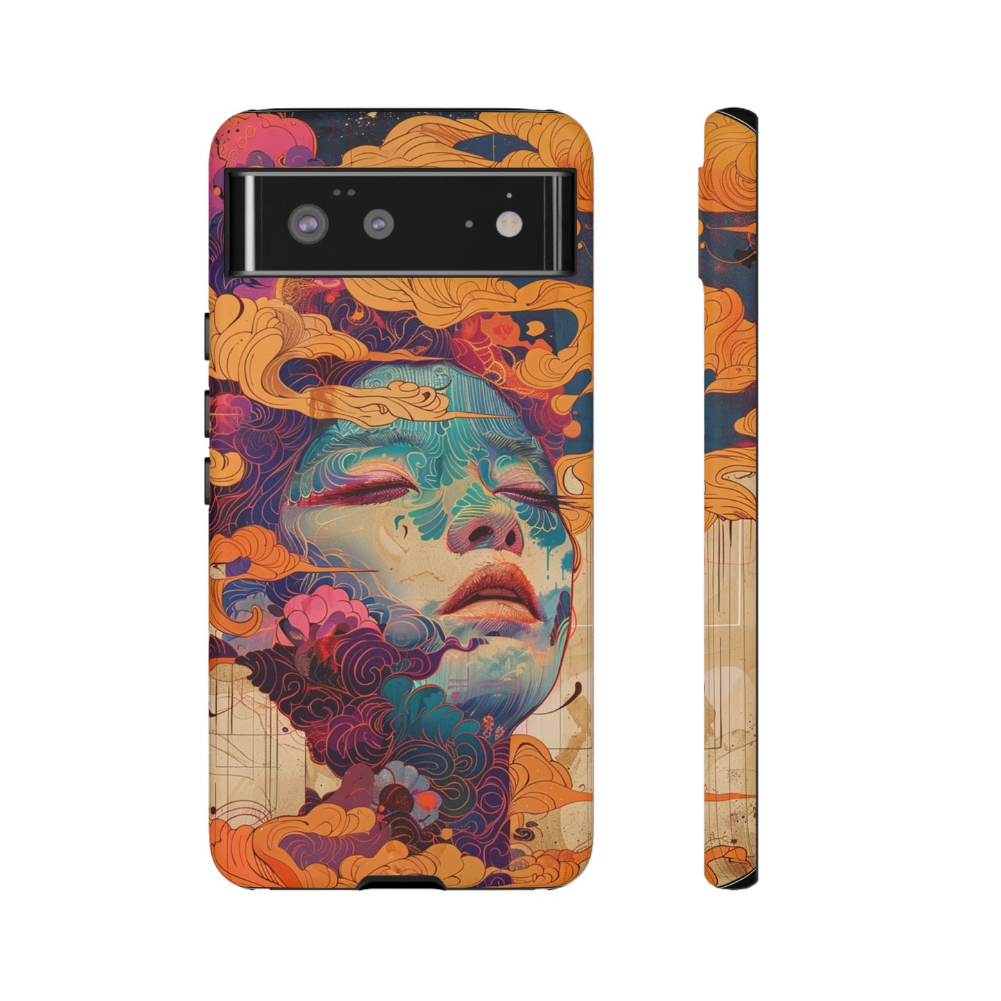 Copy of Copy of Artistic Crescent Moon Phone Case — Dreamy Starry Night Protection